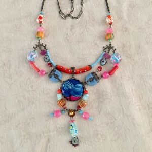 Multicolored Ayala Bar statement necklace